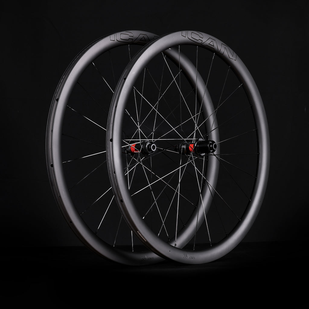 ICAN AERO 38 II Disc Wheelset with DT240EXP hubs TRIAERO