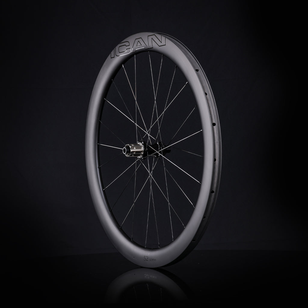 ICAN AERO 52 II disc wheels with 45T ratchet system hubs D91 TRIAERO