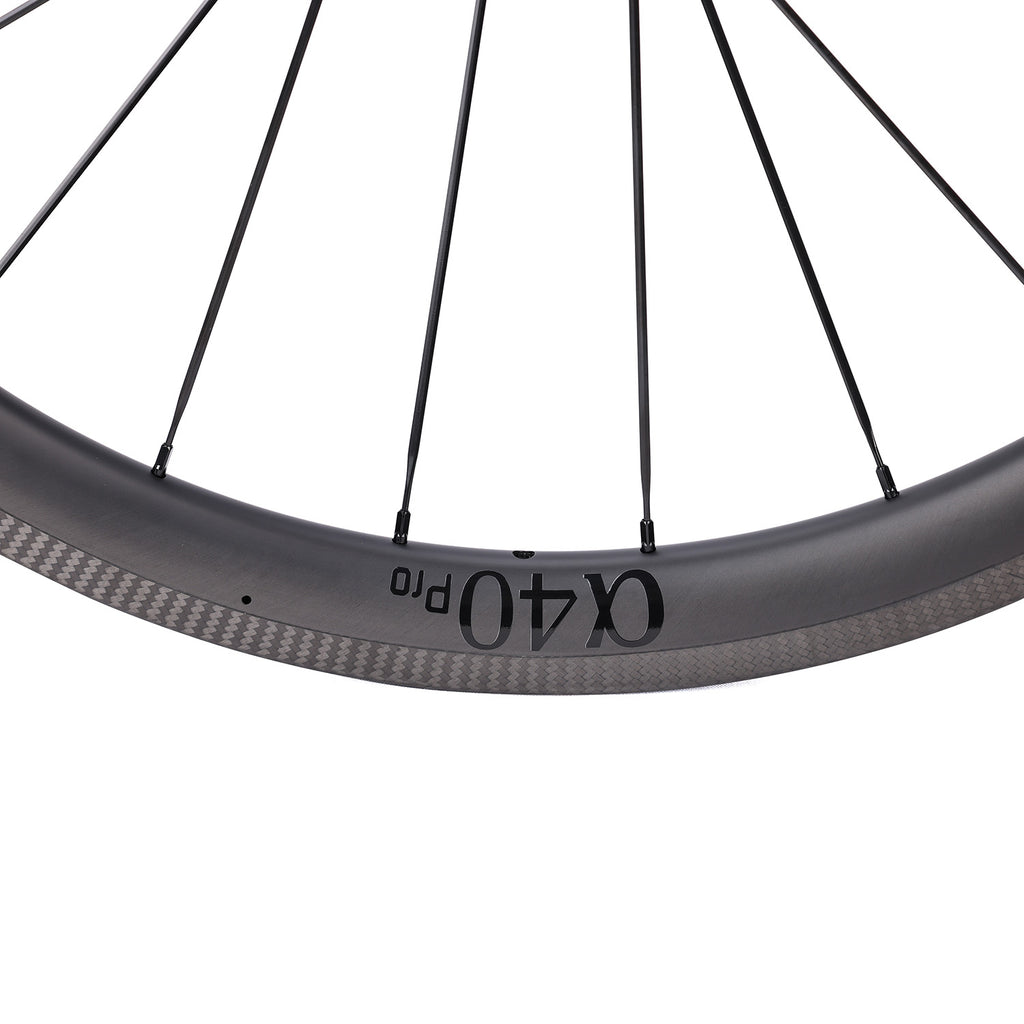 ICAN Alpha 40 pro rim brake wheels CN spokes TRIAERO